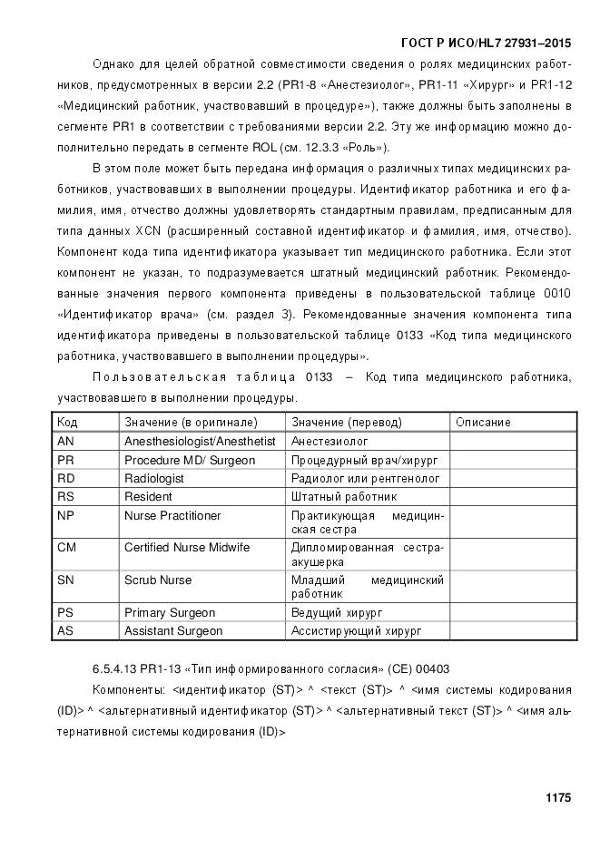 ГОСТ Р ИСО/HL 7 27931-2015, страница 1182
